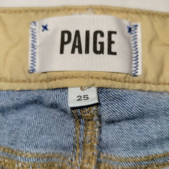 Paige Jimmy Jimmy Skinny In Tiger Lily Jeans Woman - Picture 5 of 9